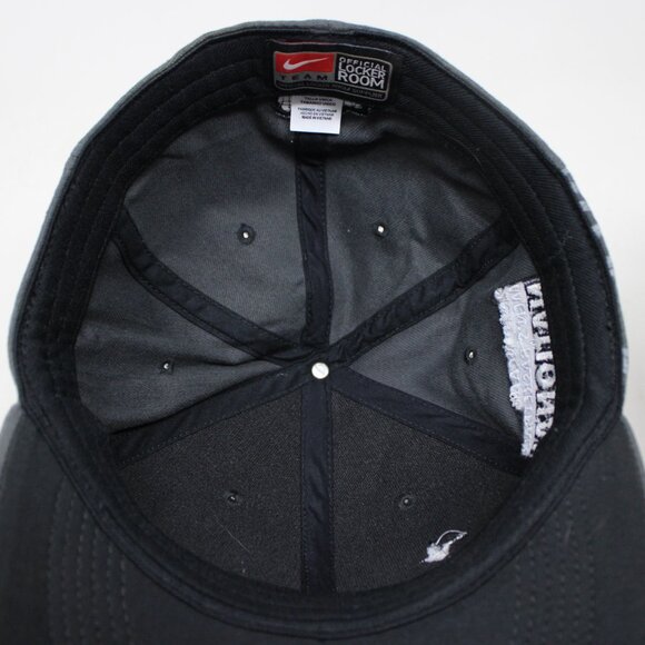 Nike Duke Blue Devil Hat OSFM Gray 2010 Championship Official Locker Room Cap - Picture 7 of 12